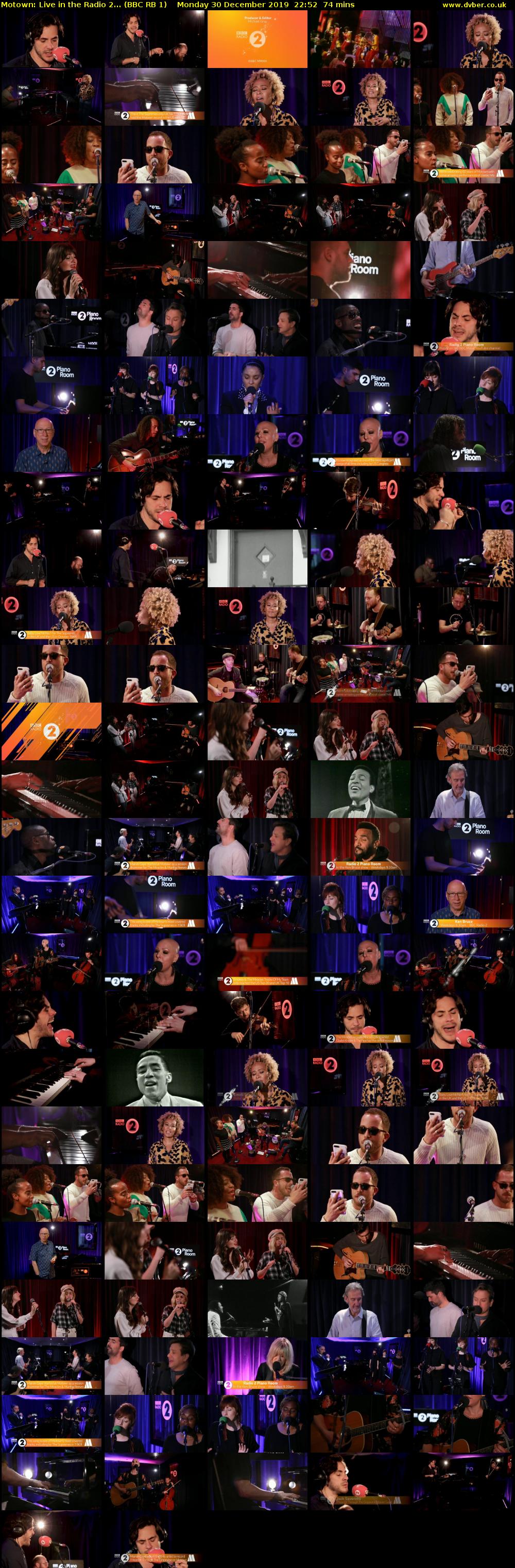 Motown: Live in the Radio 2... (BBC RB 1) Monday 30 December 2019 22:52 - 00:06
