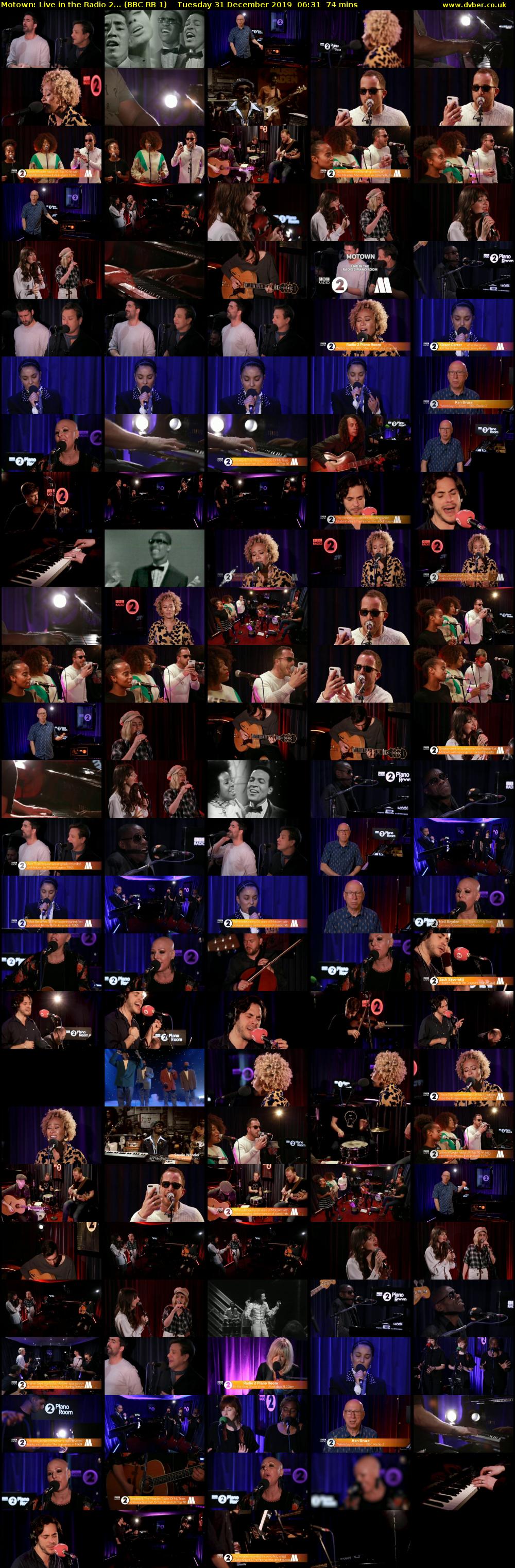 Motown: Live in the Radio 2... (BBC RB 1) Tuesday 31 December 2019 06:31 - 07:45