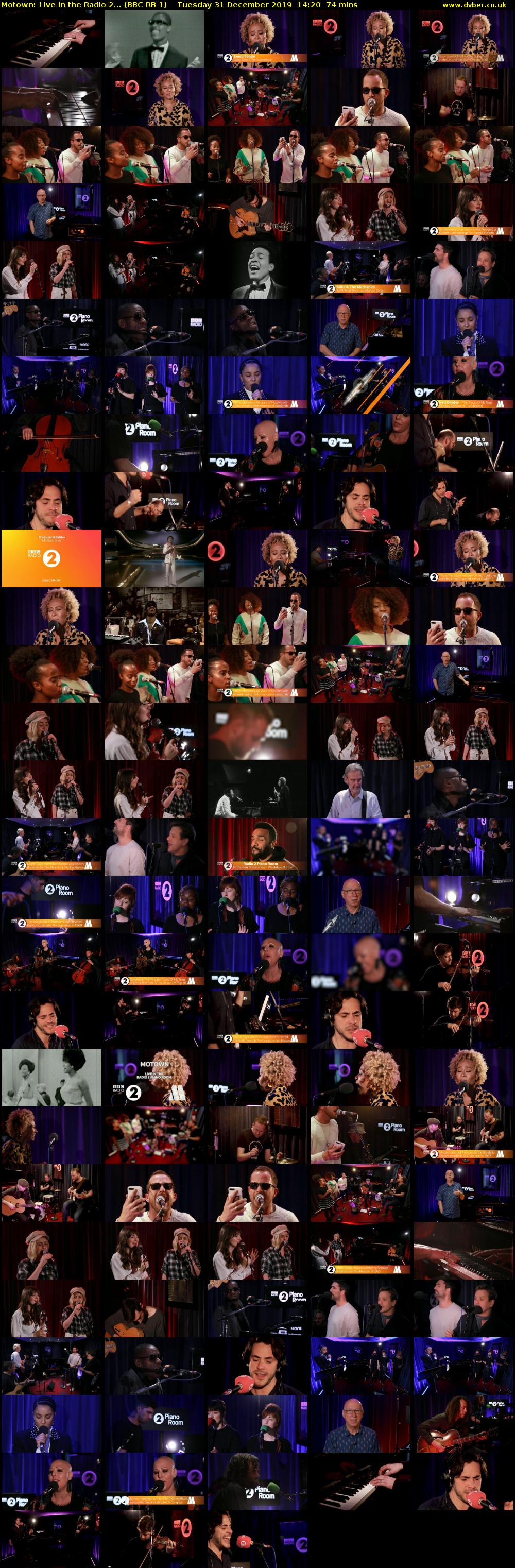 Motown: Live in the Radio 2... (BBC RB 1) Tuesday 31 December 2019 14:20 - 15:34