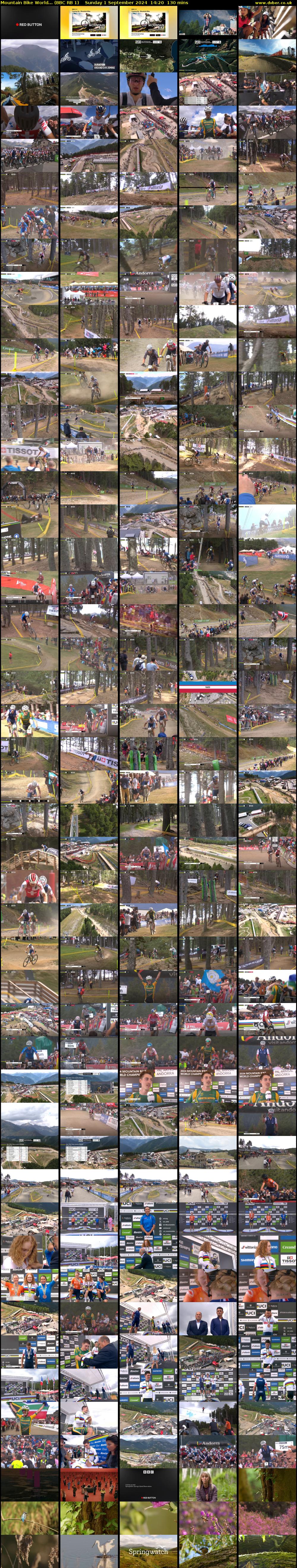 Mountain Bike World... (BBC RB 1) Sunday 1 September 2024 14:20 - 16:30