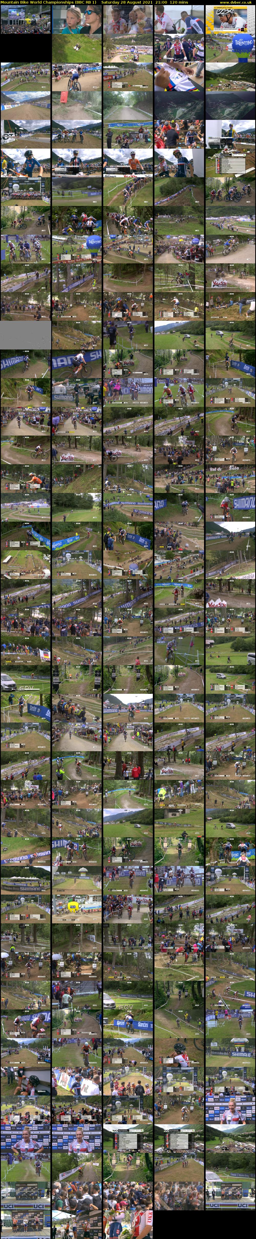 Mountain Bike World Championships (BBC RB 1) Saturday 28 August 2021 21:00 - 23:00