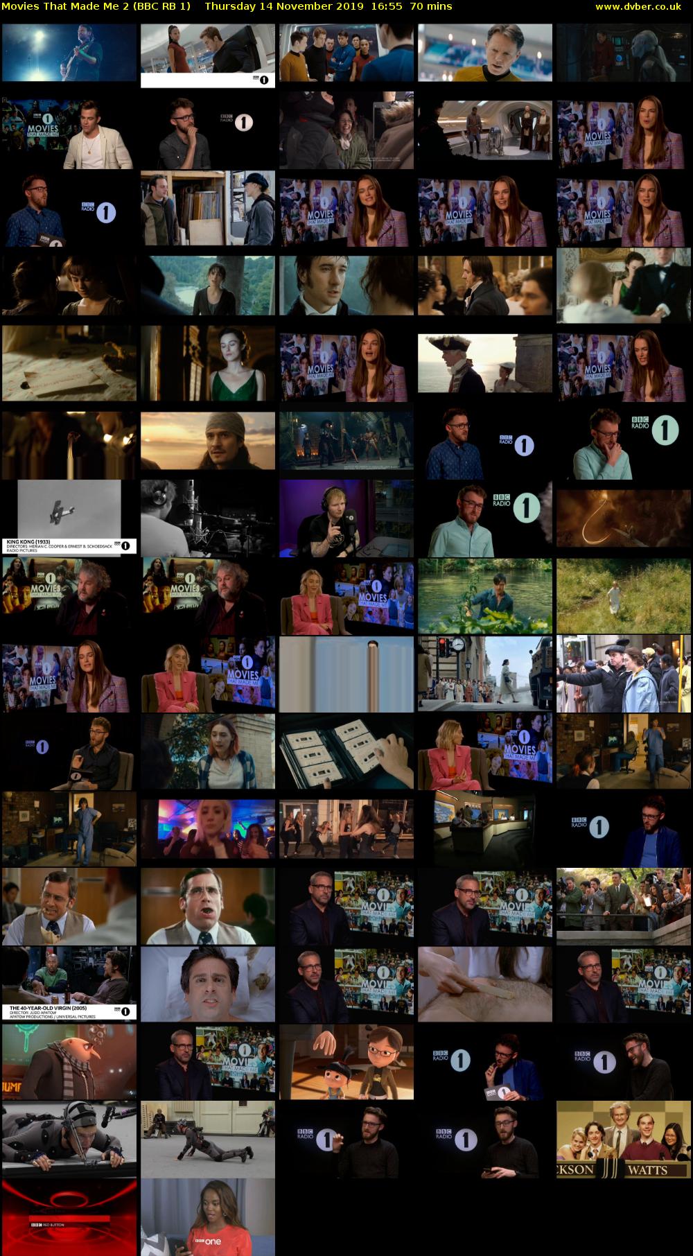Movies That Made Me 2 (BBC RB 1) Thursday 14 November 2019 16:55 - 18:05