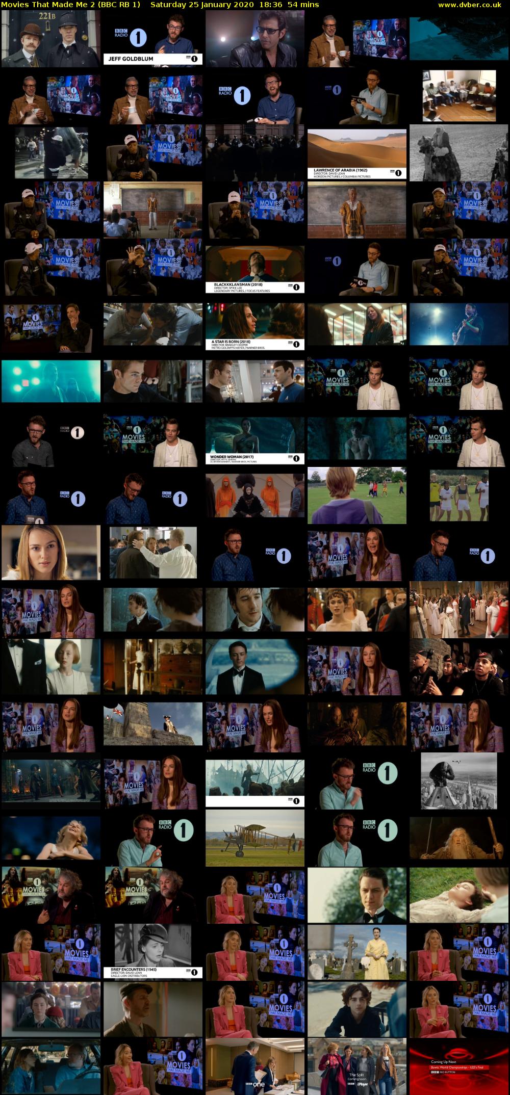 Movies That Made Me 2 (BBC RB 1) Saturday 25 January 2020 18:36 - 19:30