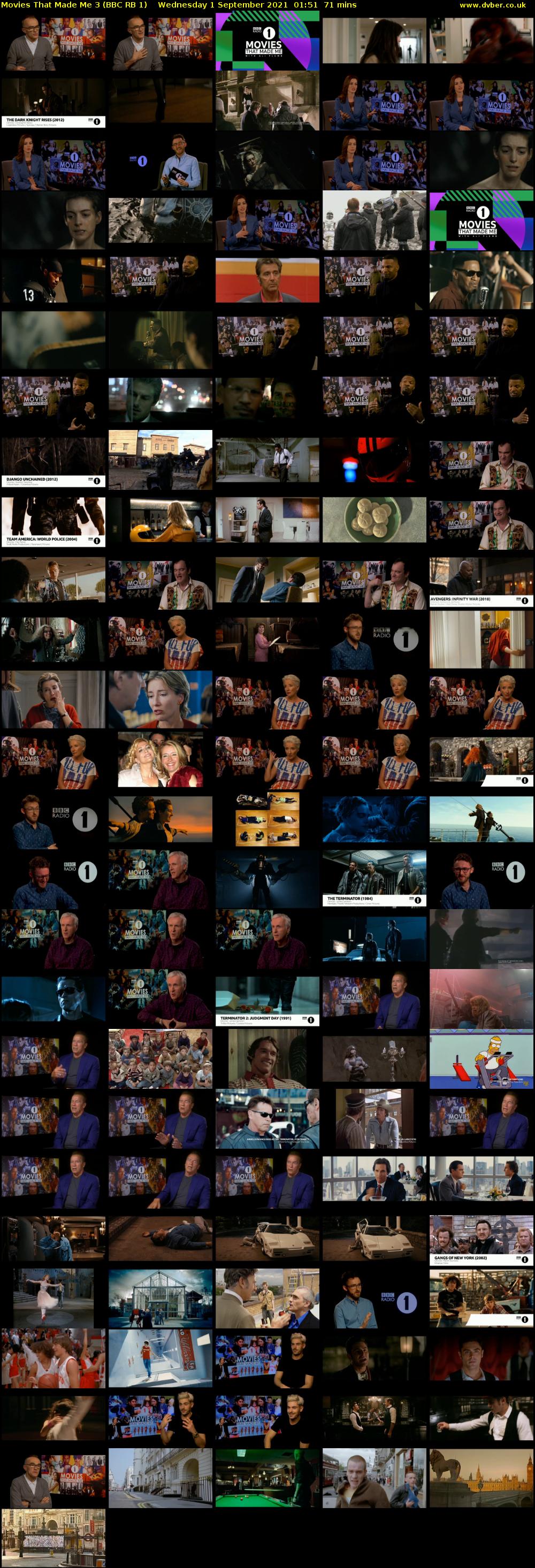Movies That Made Me 3 (BBC RB 1) Wednesday 1 September 2021 01:51 - 03:02