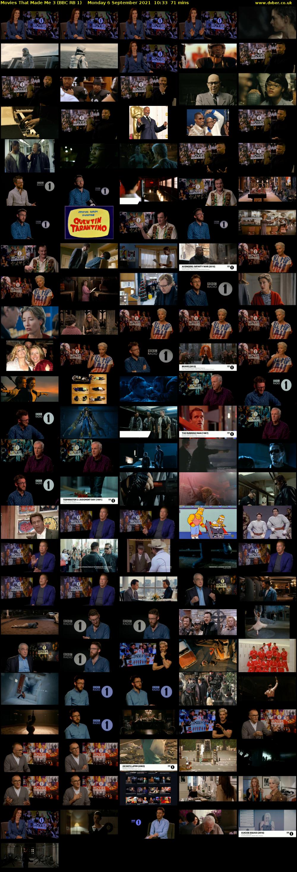 Movies That Made Me 3 (BBC RB 1) Monday 6 September 2021 10:33 - 11:44