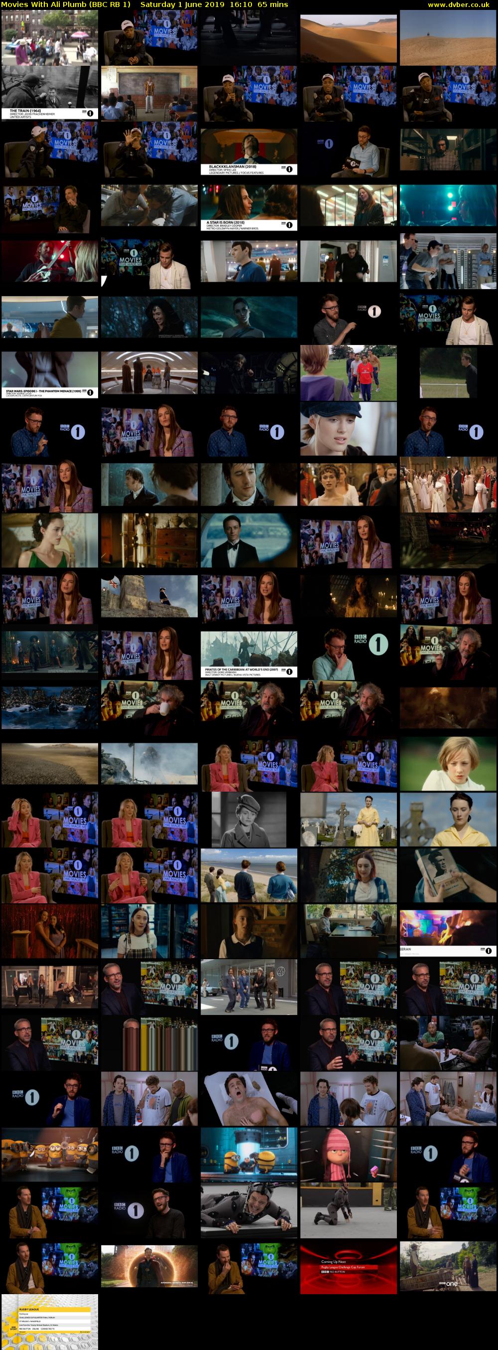 Movies With Ali Plumb (BBC RB 1) Saturday 1 June 2019 16:10 - 17:15