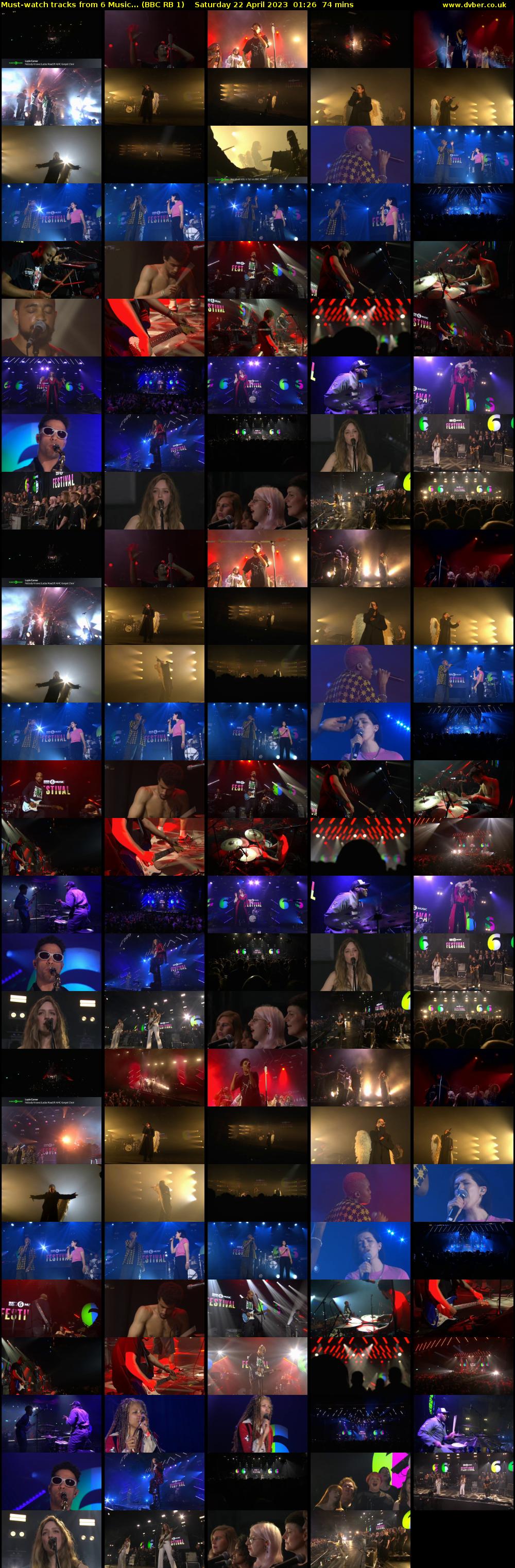 Must-watch tracks from 6 Music... (BBC RB 1) Saturday 22 April 2023 01:26 - 02:40