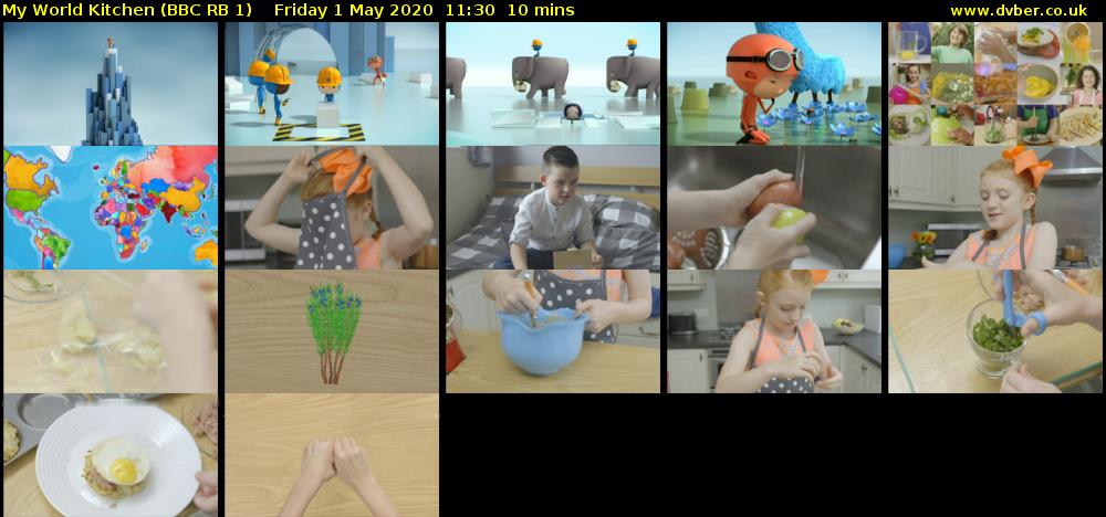 My World Kitchen (BBC RB 1) Friday 1 May 2020 11:30 - 11:40