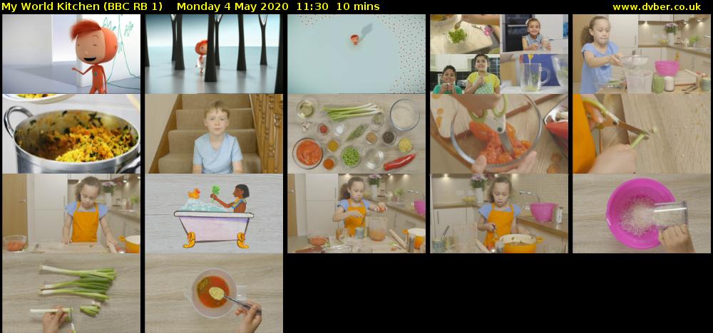 My World Kitchen (BBC RB 1) Monday 4 May 2020 11:30 - 11:40