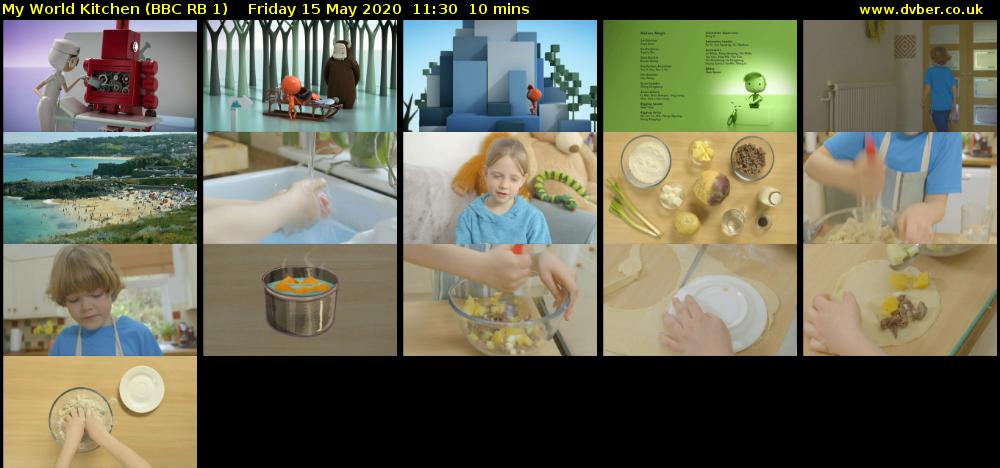 My World Kitchen (BBC RB 1) Friday 15 May 2020 11:30 - 11:40