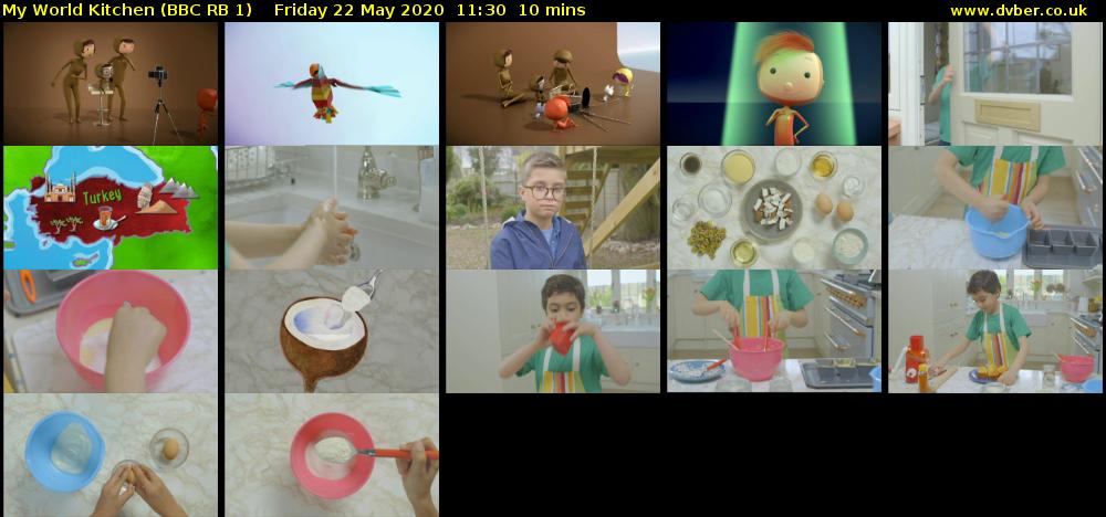 My World Kitchen (BBC RB 1) Friday 22 May 2020 11:30 - 11:40