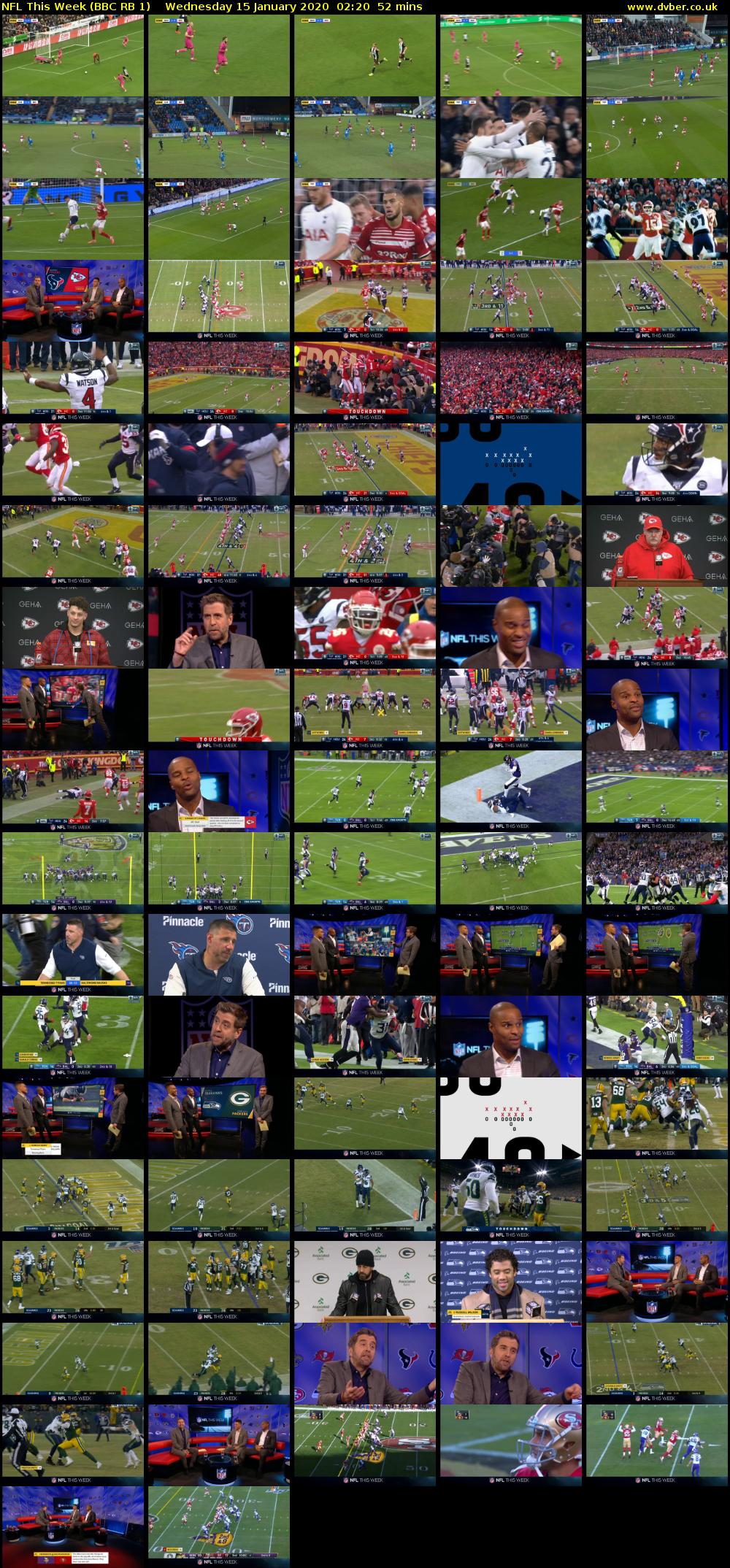 NFL This Week (BBC RB 1) Wednesday 15 January 2020 02:20 - 03:12