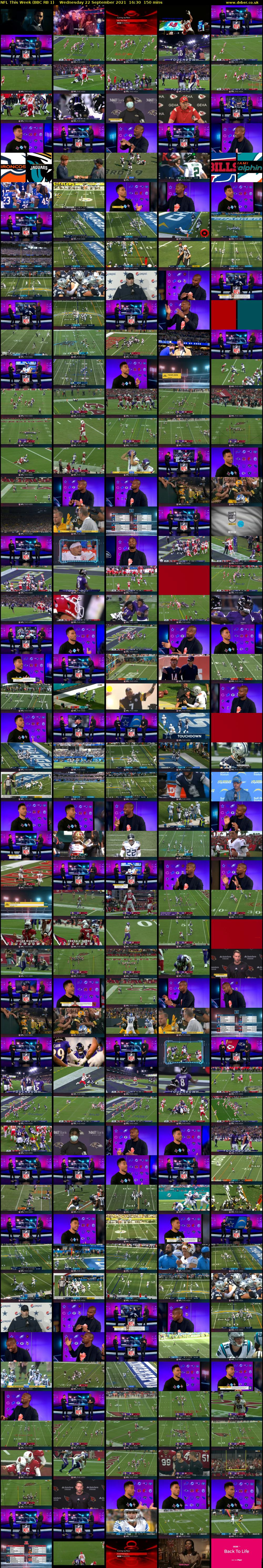 NFL This Week (BBC RB 1) Wednesday 22 September 2021 16:30 - 19:00