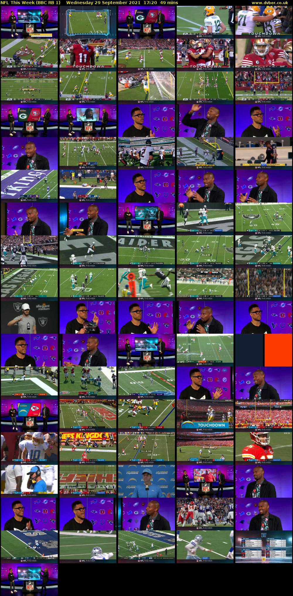 NFL This Week (BBC RB 1) Wednesday 29 September 2021 17:20 - 18:09