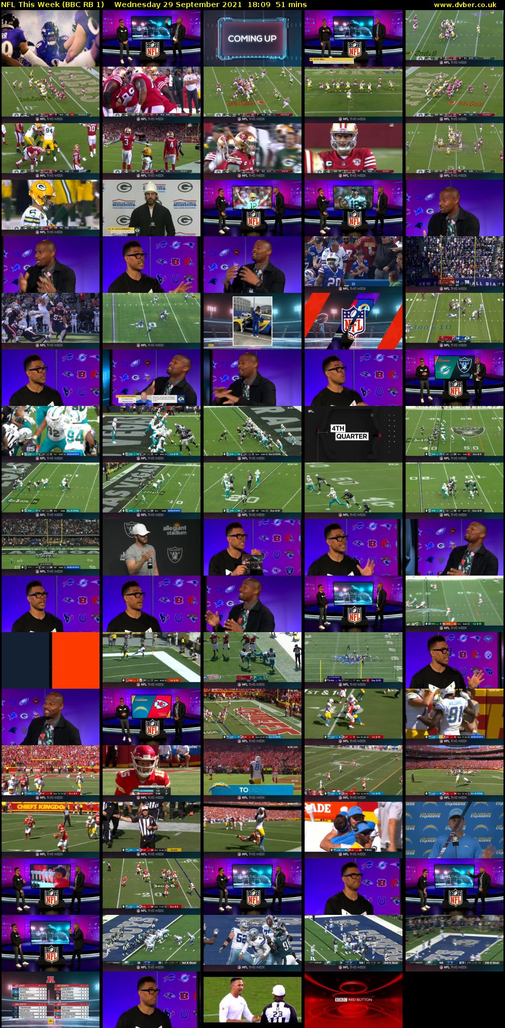 NFL This Week (BBC RB 1) Wednesday 29 September 2021 18:09 - 19:00