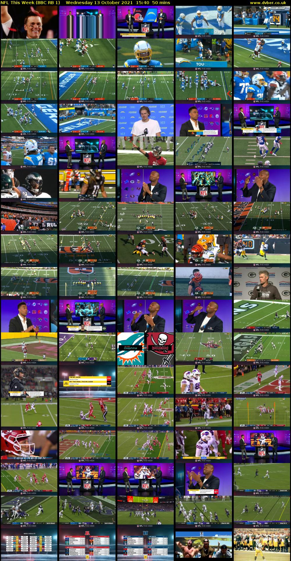 NFL This Week (BBC RB 1) Wednesday 13 October 2021 15:40 - 16:30