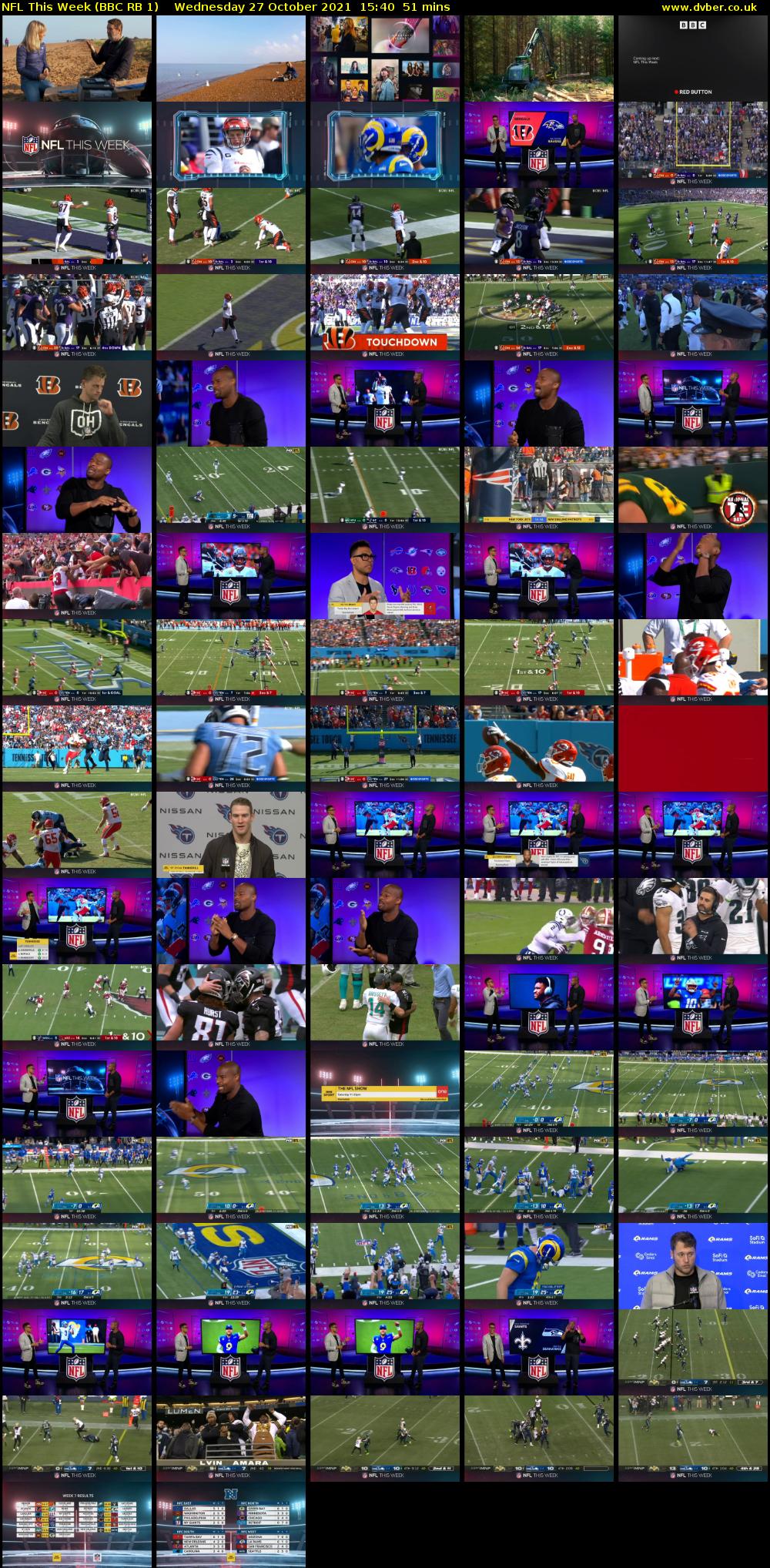 NFL This Week (BBC RB 1) Wednesday 27 October 2021 15:40 - 16:31