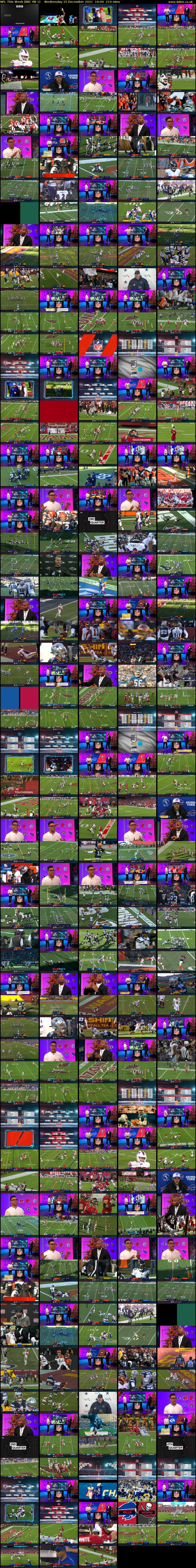 NFL This Week (BBC RB 1) Wednesday 15 December 2021 16:00 - 19:30
