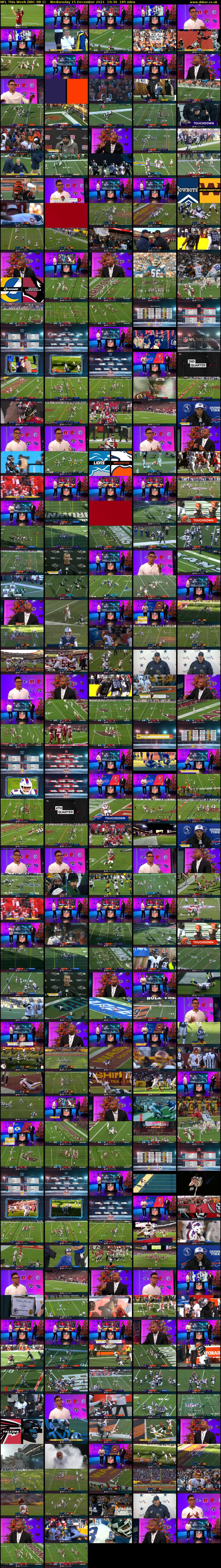NFL This Week (BBC RB 1) Wednesday 15 December 2021 19:30 - 22:35