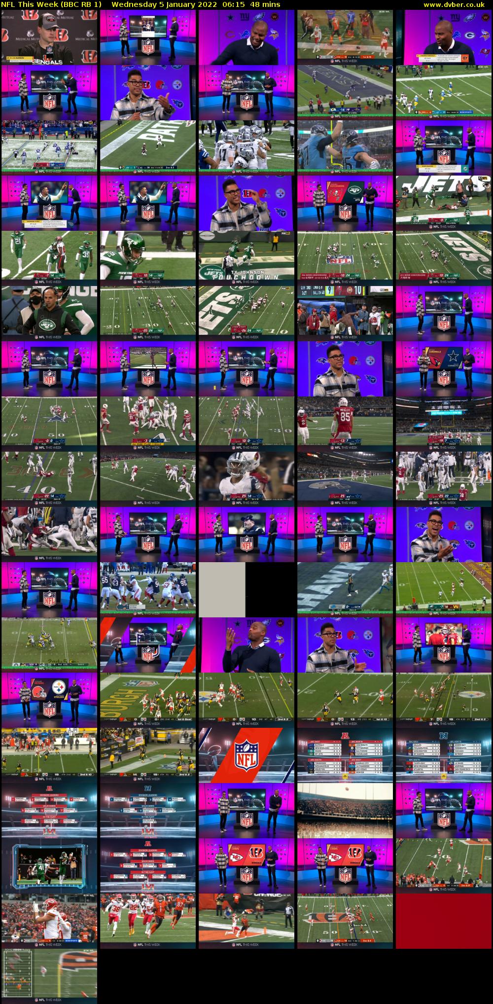 NFL This Week (BBC RB 1) Wednesday 5 January 2022 06:15 - 07:03