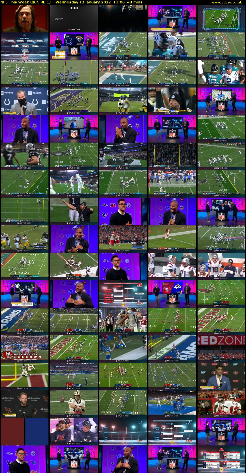 NFL This Week (BBC RB 1) Wednesday 12 January 2022 13:00 - 13:48