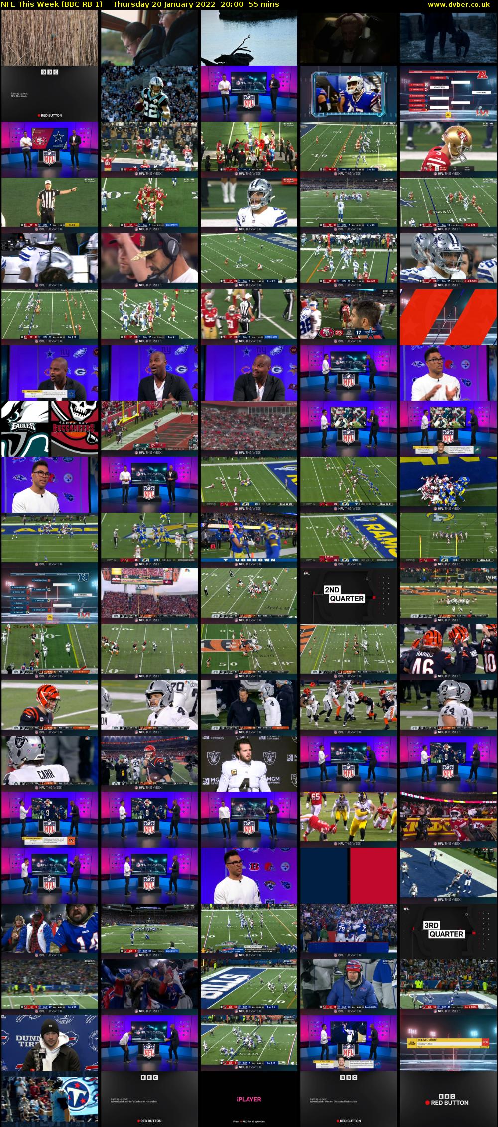 NFL This Week (BBC RB 1) Thursday 20 January 2022 20:00 - 20:55