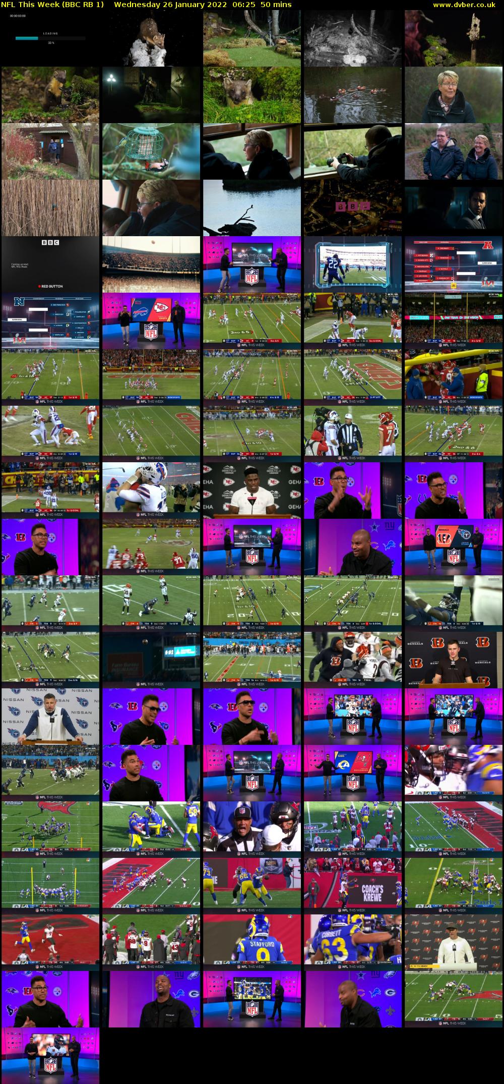 NFL This Week (BBC RB 1) Wednesday 26 January 2022 06:25 - 07:15