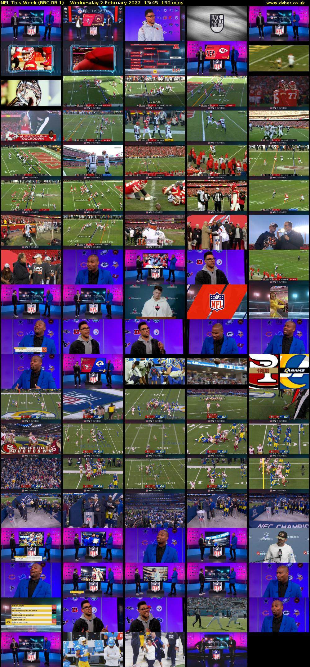 NFL This Week (BBC RB 1) Wednesday 2 February 2022 13:45 - 16:15