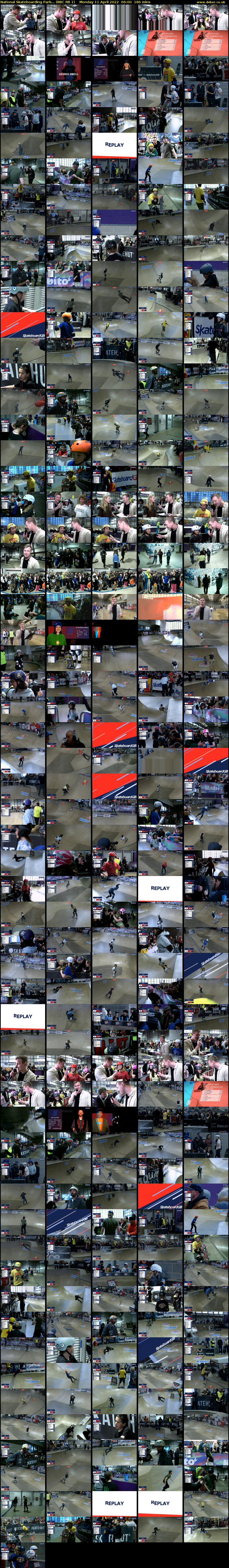 National Skateboarding Park... (BBC RB 1) Monday 11 April 2022 06:00 - 09:06