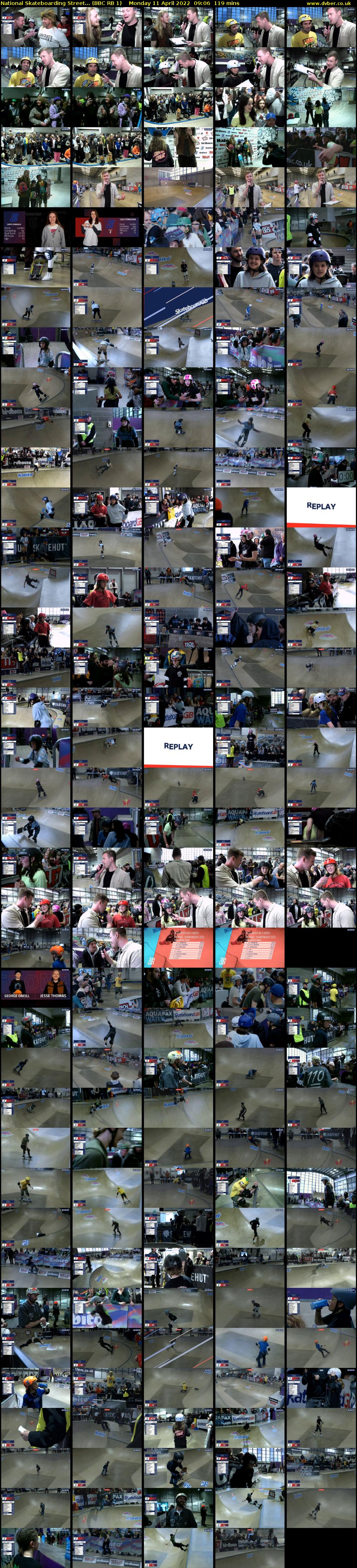 National Skateboarding Street... (BBC RB 1) Monday 11 April 2022 09:06 - 11:05