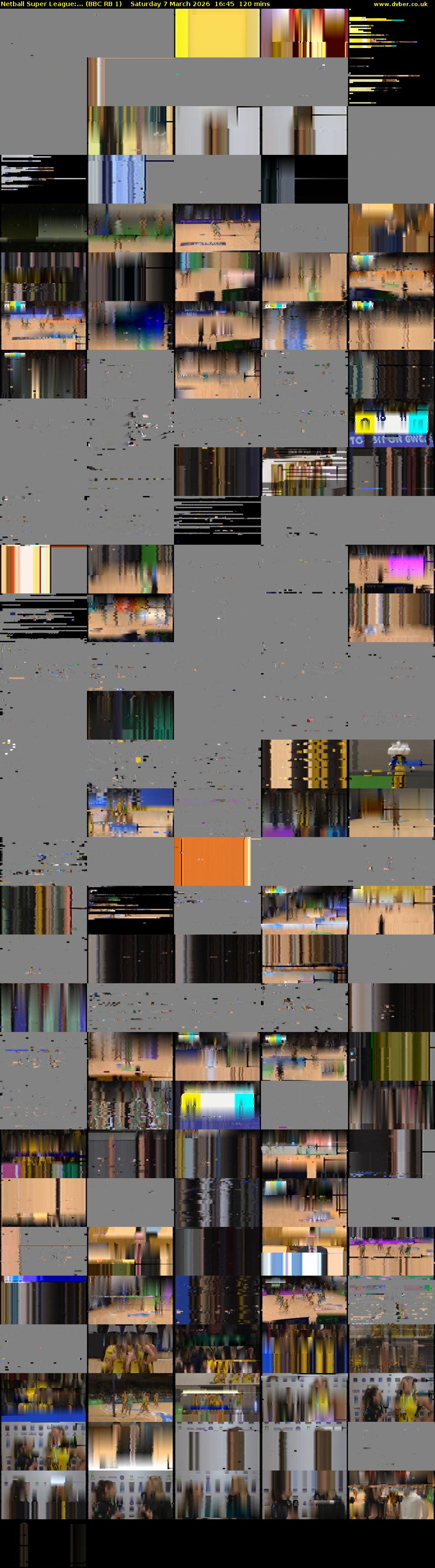 Netball Super League:... (BBC RB 1) Saturday 7 March 2026 16:45 - 18:45