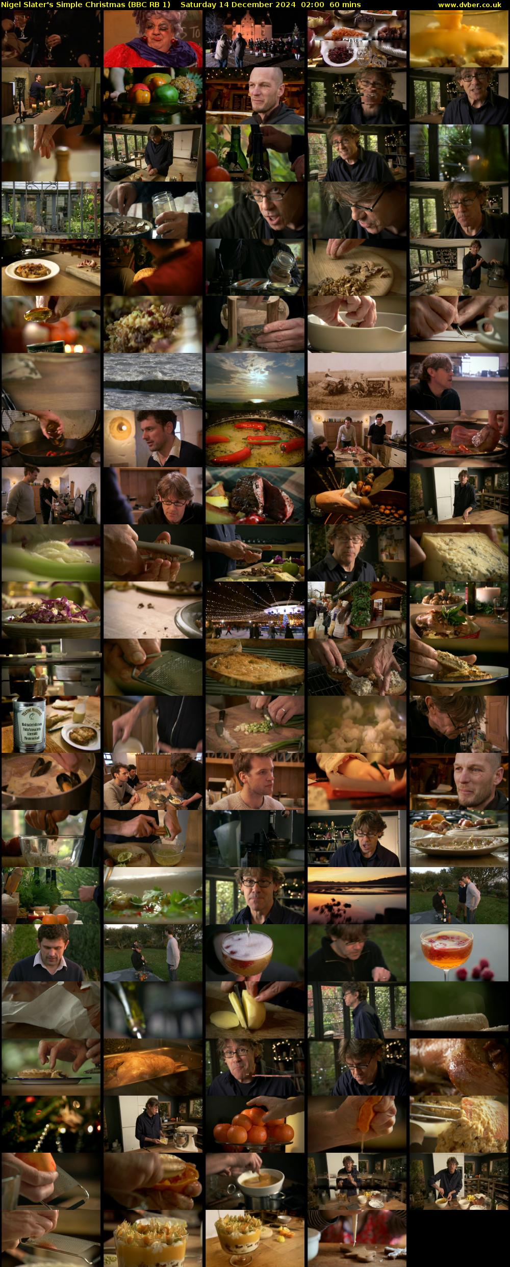 Nigel Slater's Simple Christmas (BBC RB 1) Saturday 14 December 2024 02:00 - 03:00