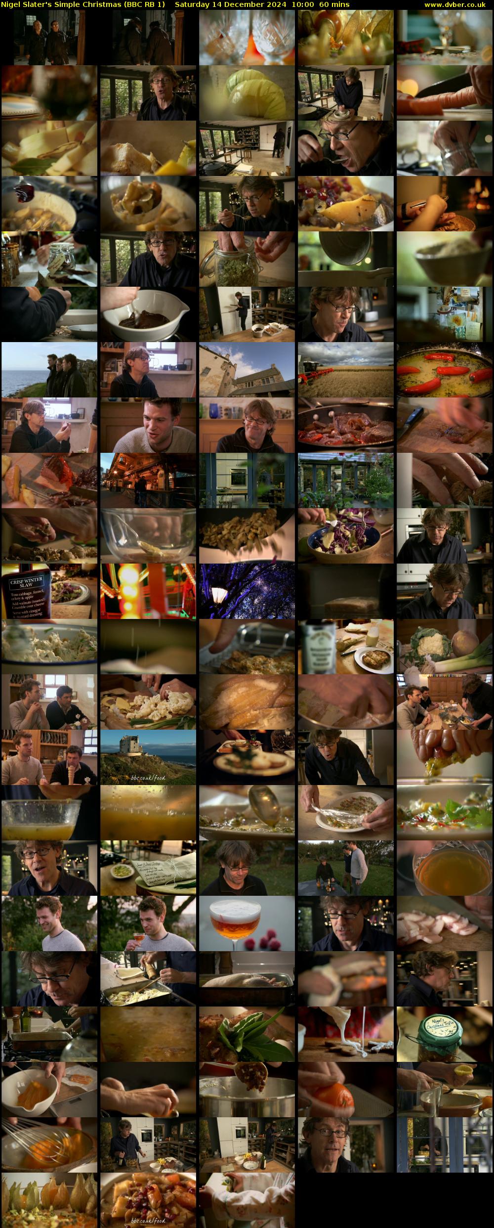 Nigel Slater's Simple Christmas (BBC RB 1) Saturday 14 December 2024 10:00 - 11:00