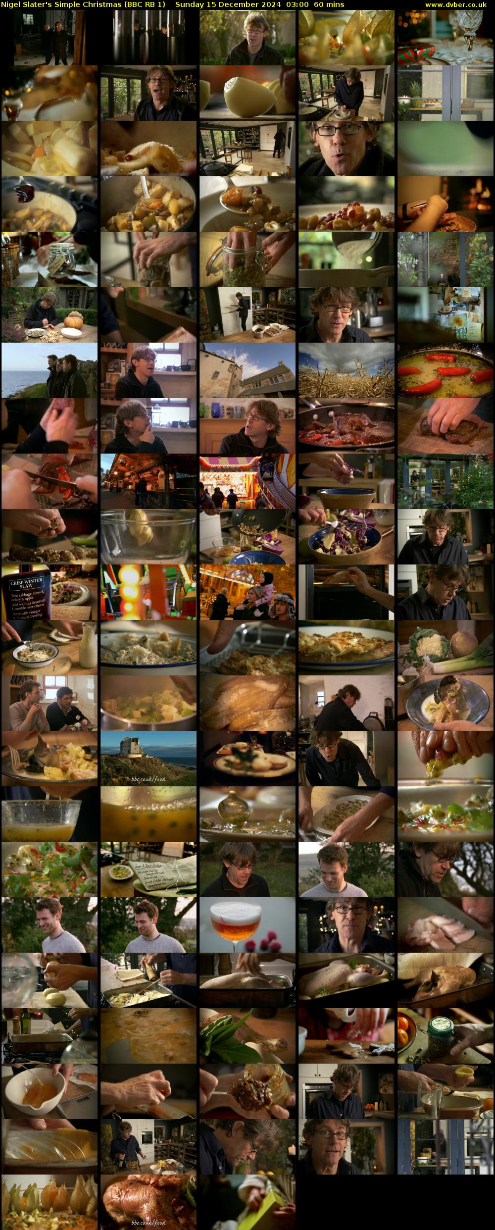 Nigel Slater's Simple Christmas (BBC RB 1) Sunday 15 December 2024 03:00 - 04:00