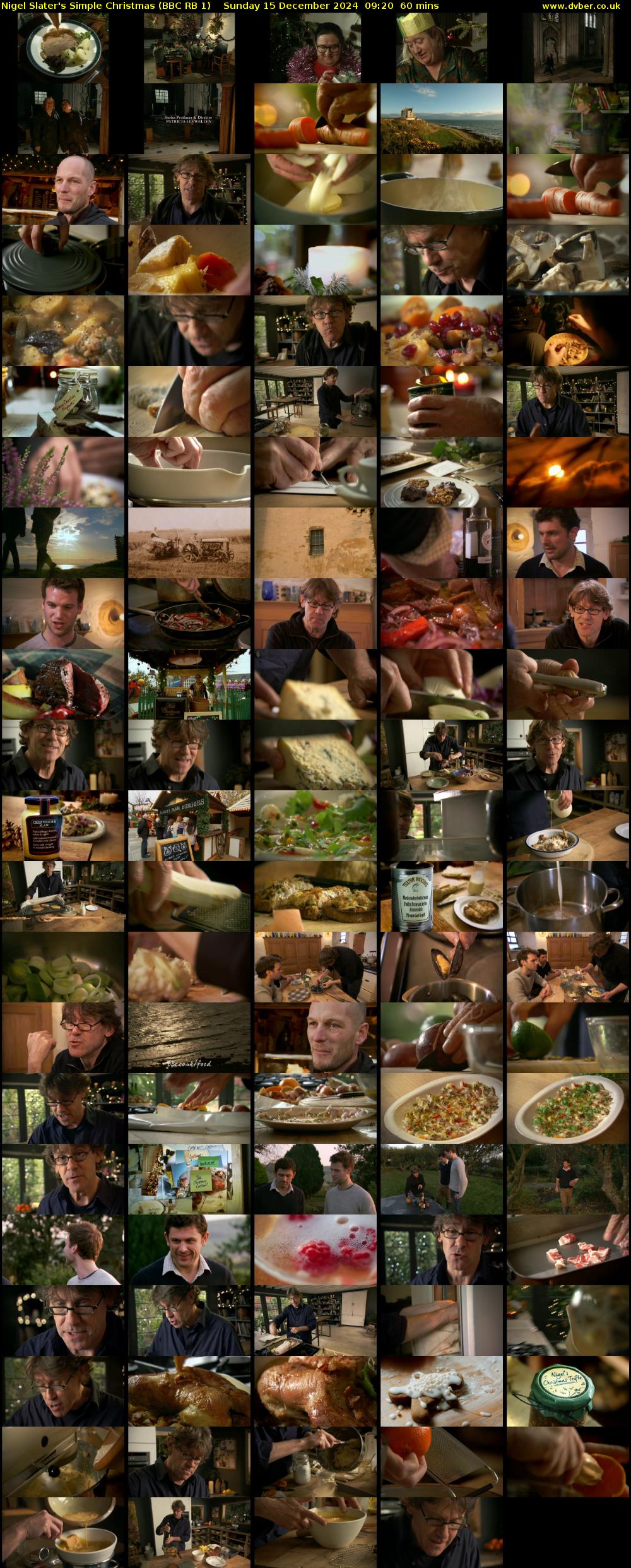 Nigel Slater's Simple Christmas (BBC RB 1) Sunday 15 December 2024 09:20 - 10:20