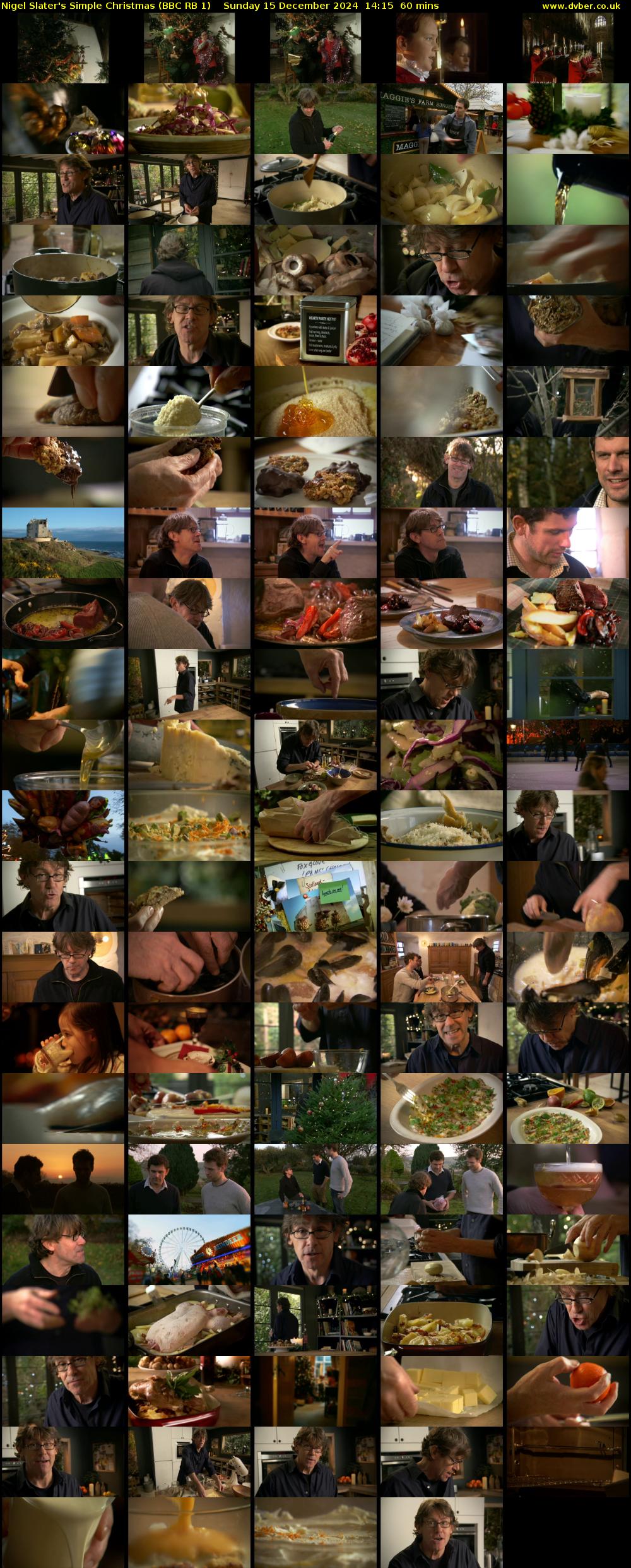 Nigel Slater's Simple Christmas (BBC RB 1) Sunday 15 December 2024 14:15 - 15:15