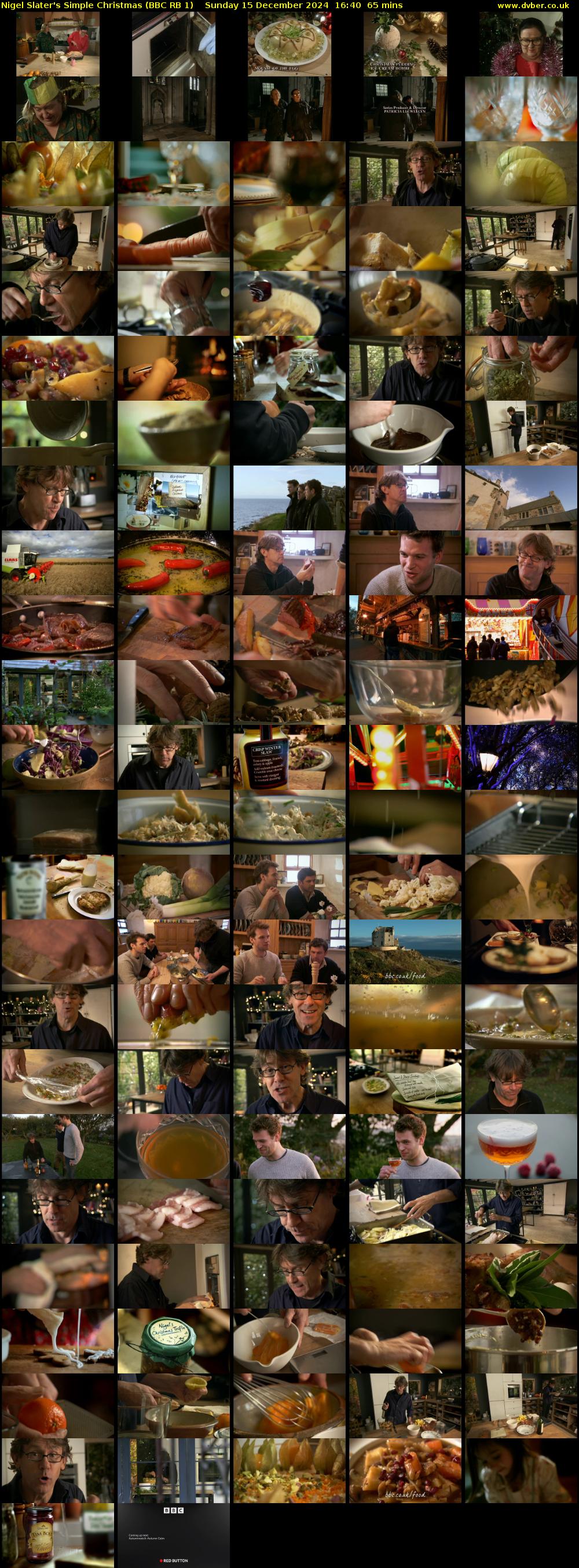 Nigel Slater's Simple Christmas (BBC RB 1) Sunday 15 December 2024 16:40 - 17:45