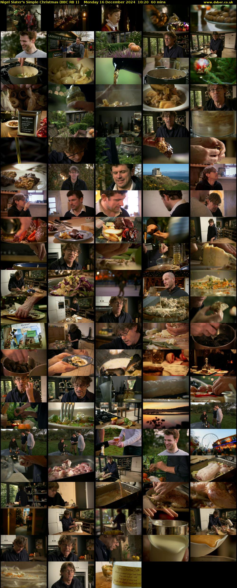 Nigel Slater's Simple Christmas (BBC RB 1) Monday 16 December 2024 10:20 - 11:20