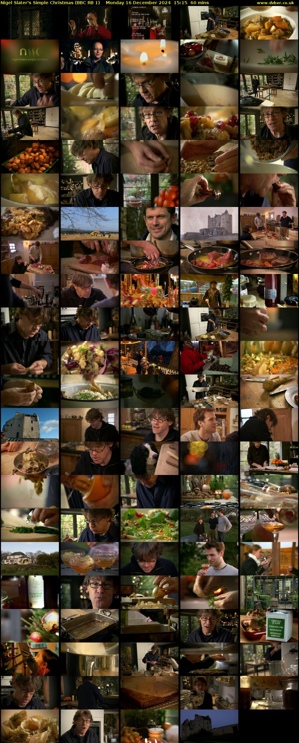Nigel Slater's Simple Christmas (BBC RB 1) Monday 16 December 2024 15:15 - 16:15