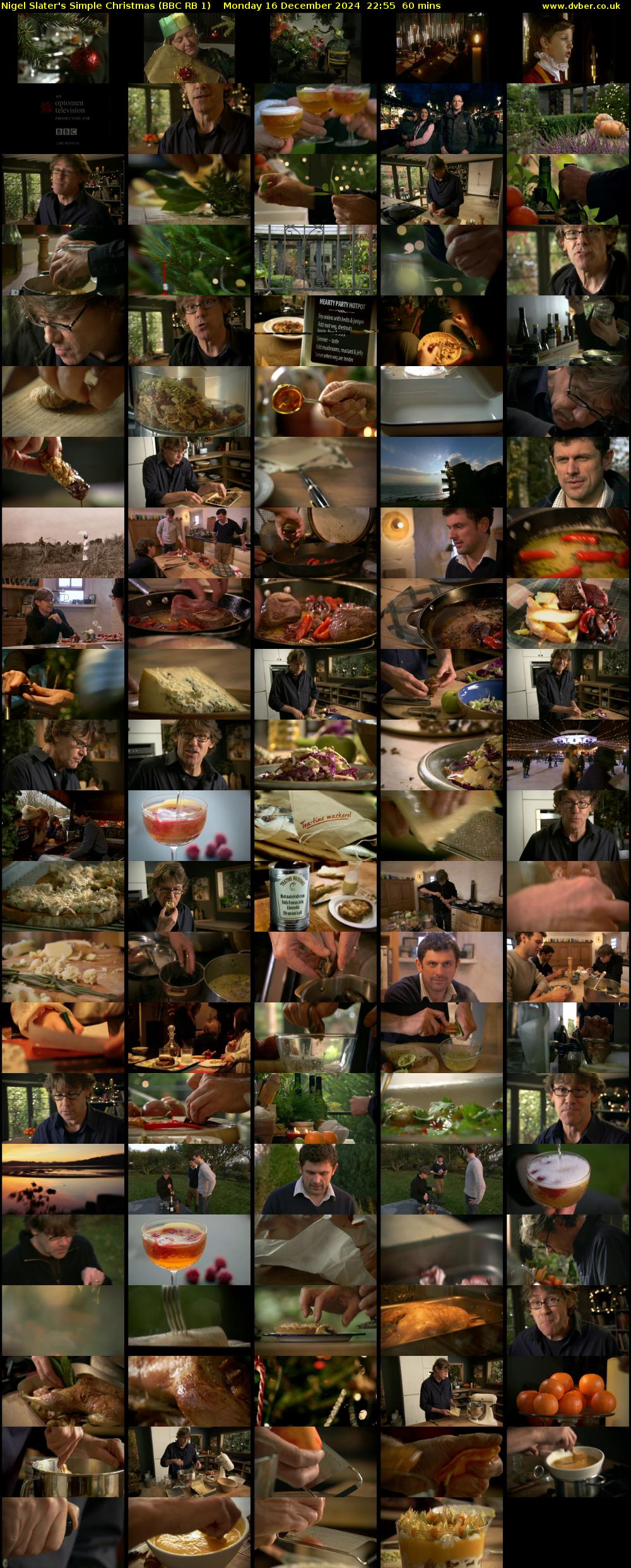 Nigel Slater's Simple Christmas (BBC RB 1) Monday 16 December 2024 22:55 - 23:55