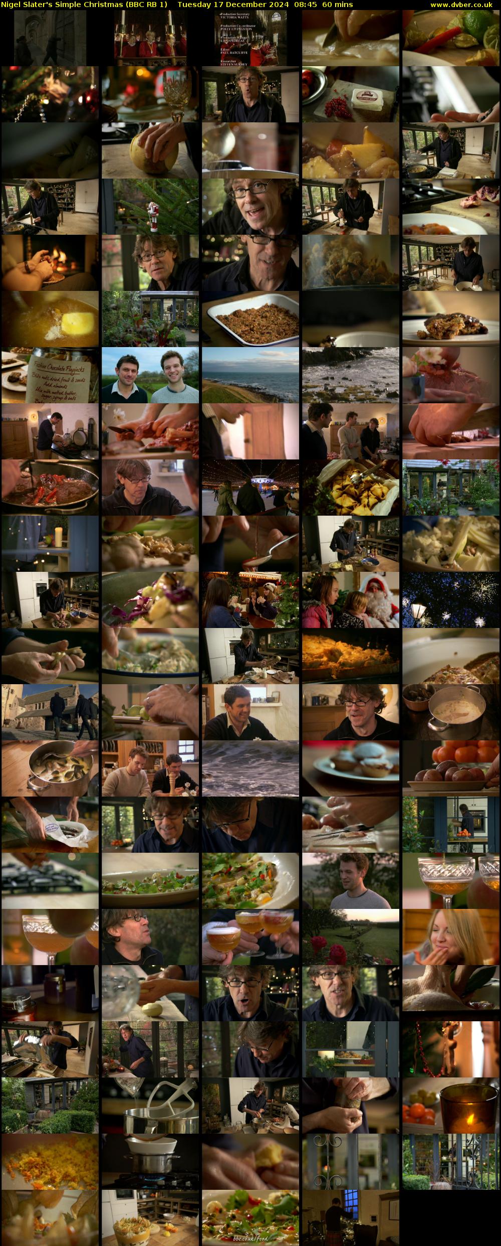 Nigel Slater's Simple Christmas (BBC RB 1) Tuesday 17 December 2024 08:45 - 09:45