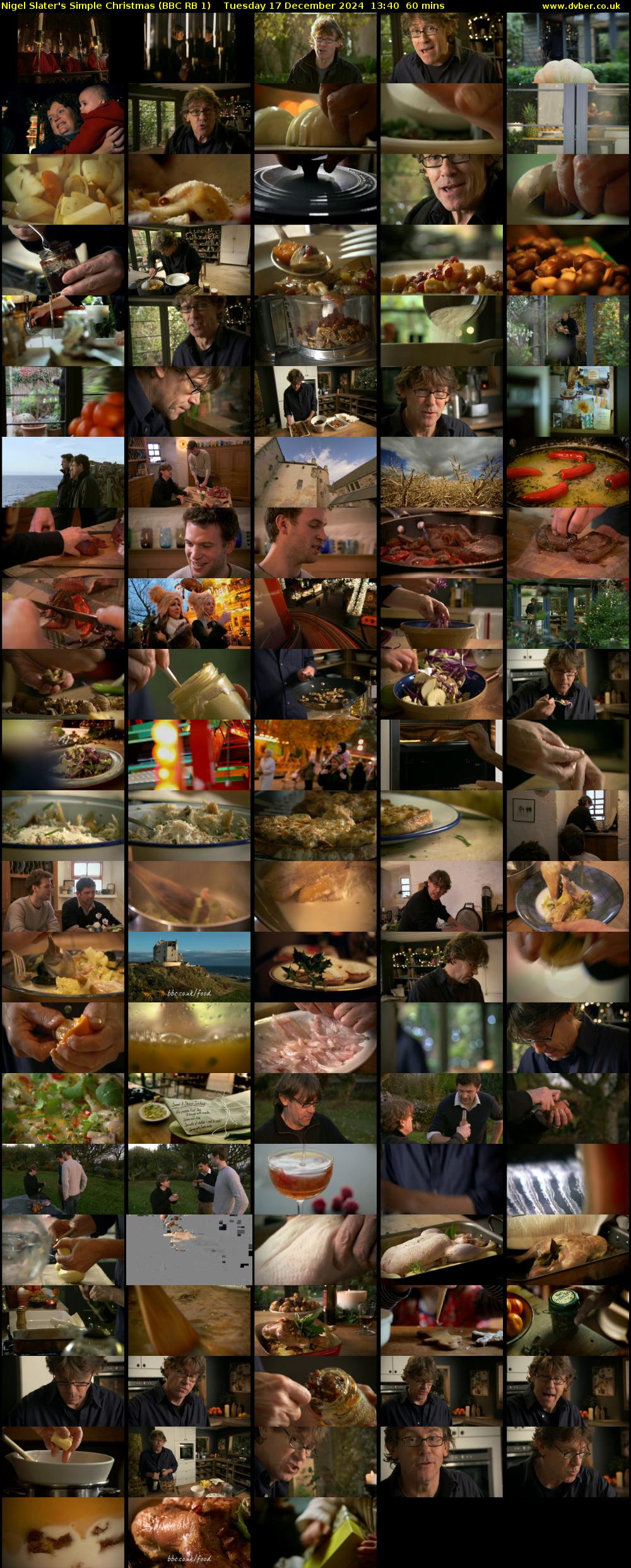 Nigel Slater's Simple Christmas (BBC RB 1) Tuesday 17 December 2024 13:40 - 14:40