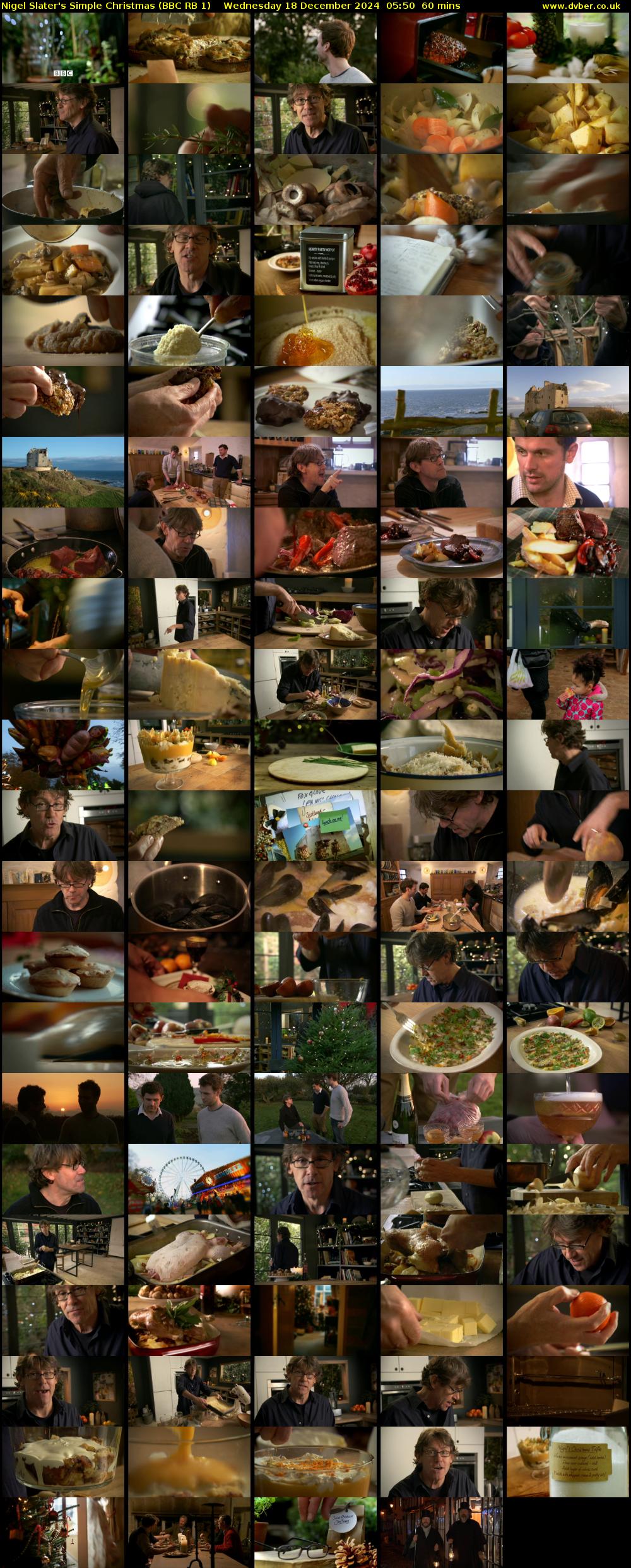Nigel Slater's Simple Christmas (BBC RB 1) Wednesday 18 December 2024 05:50 - 06:50