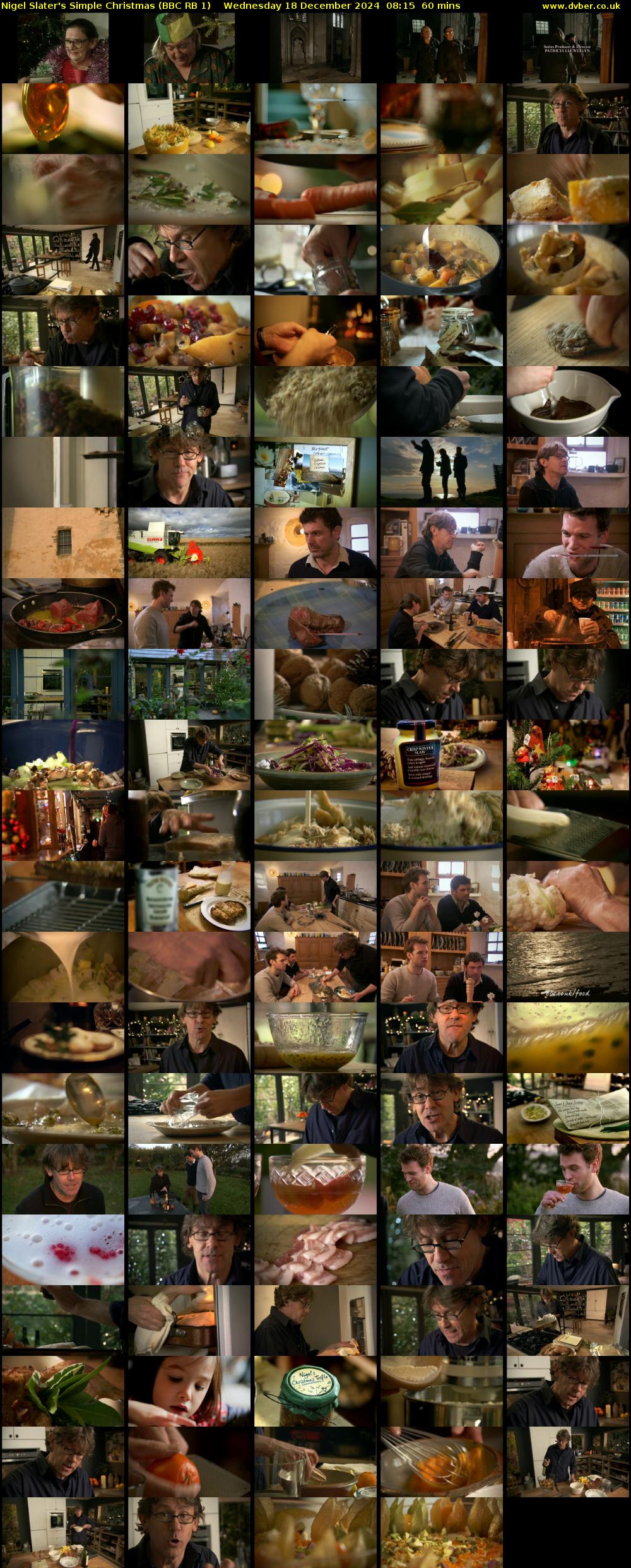 Nigel Slater's Simple Christmas (BBC RB 1) Wednesday 18 December 2024 08:15 - 09:15