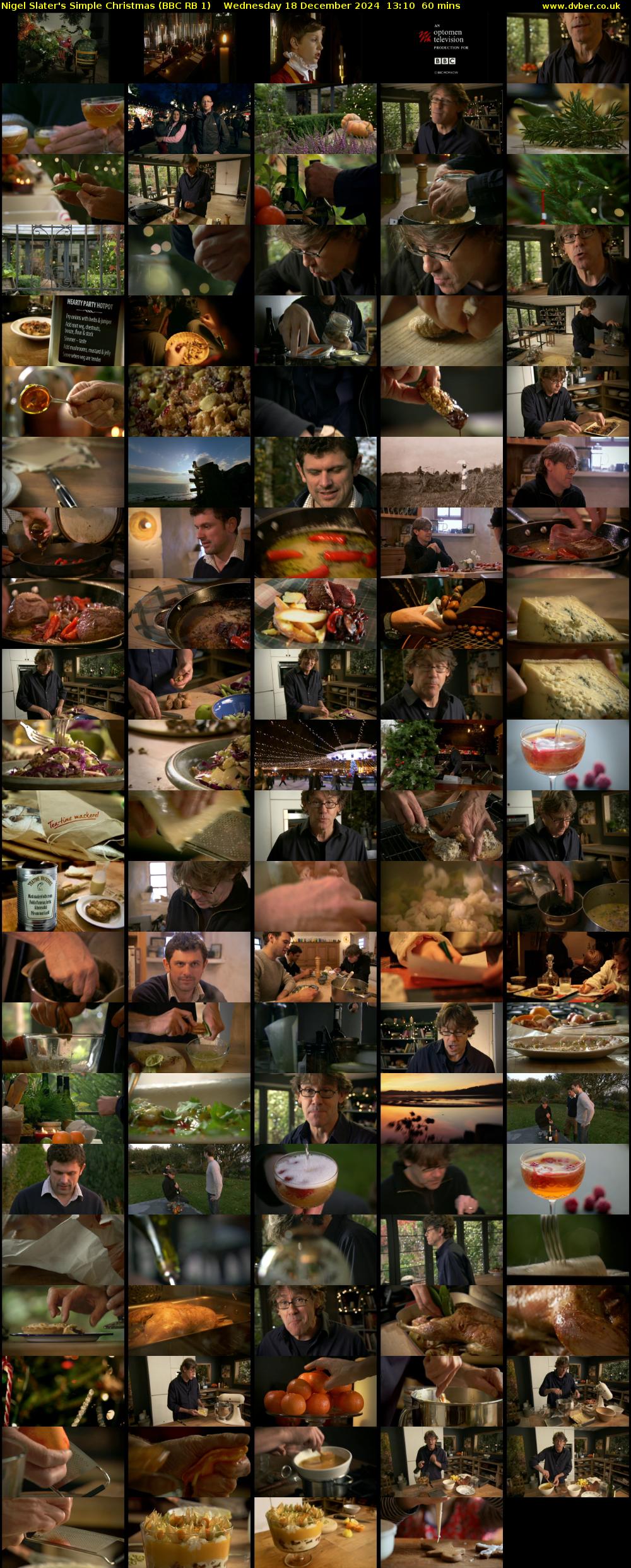 Nigel Slater's Simple Christmas (BBC RB 1) Wednesday 24 April 2025 13:10 - 14:10