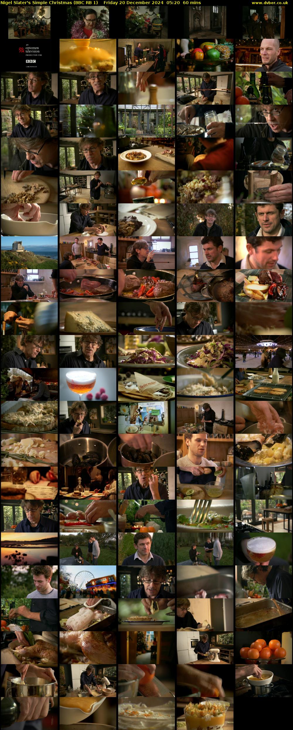 Nigel Slater's Simple Christmas (BBC RB 1) Friday 20 December 2024 05:20 - 06:20