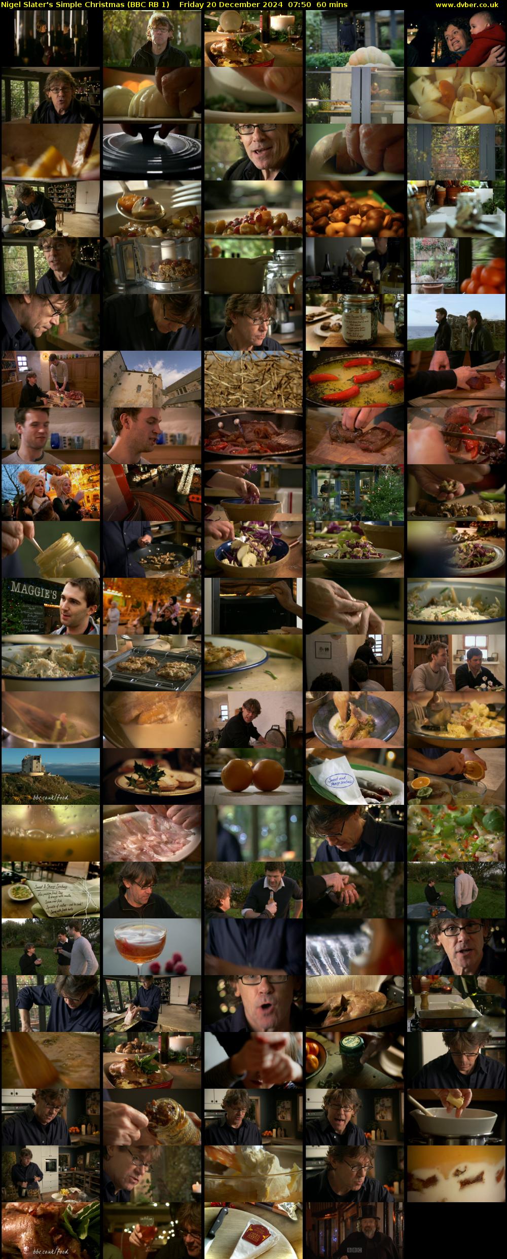 Nigel Slater's Simple Christmas (BBC RB 1) Friday 20 December 2024 07:50 - 08:50