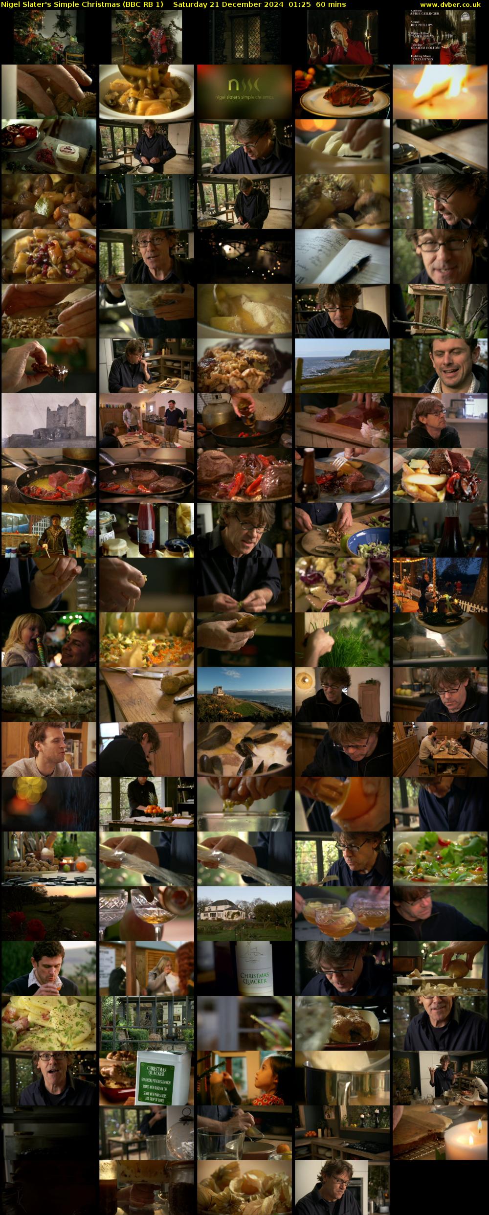 Nigel Slater's Simple Christmas (BBC RB 1) Saturday 21 December 2024 01:25 - 02:25