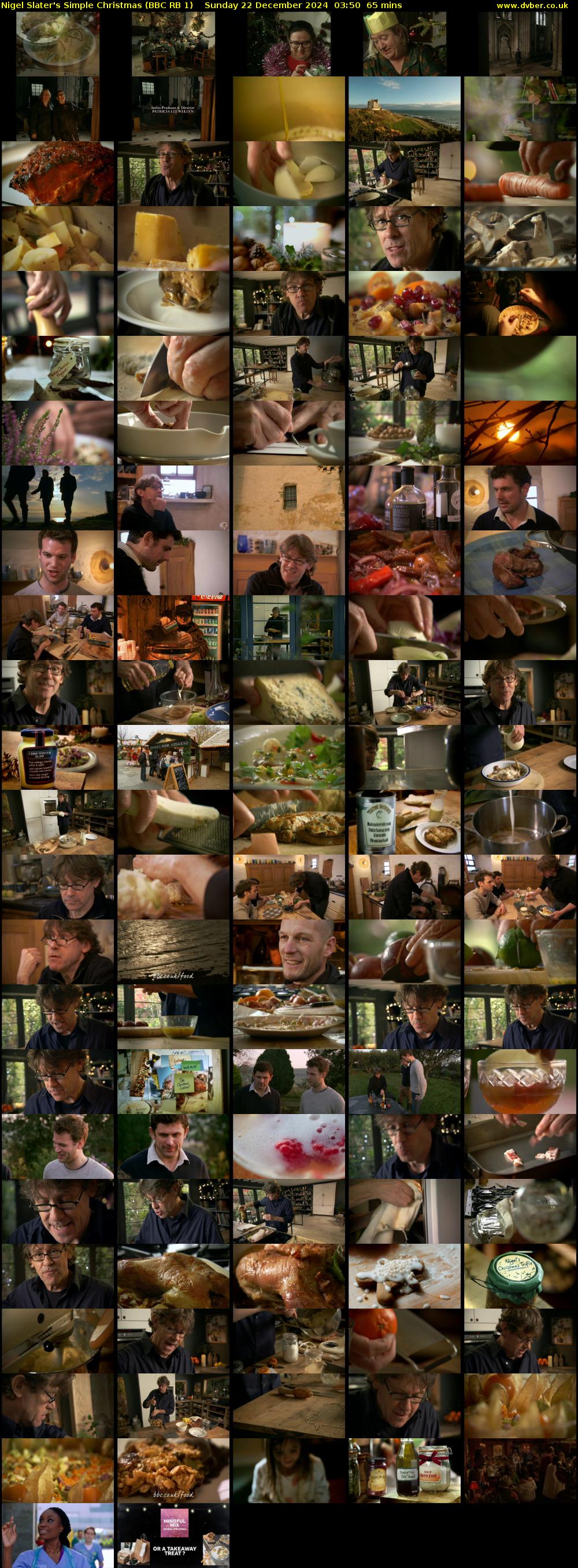 Nigel Slater's Simple Christmas (BBC RB 1) Sunday 22 December 2024 03:50 - 04:55
