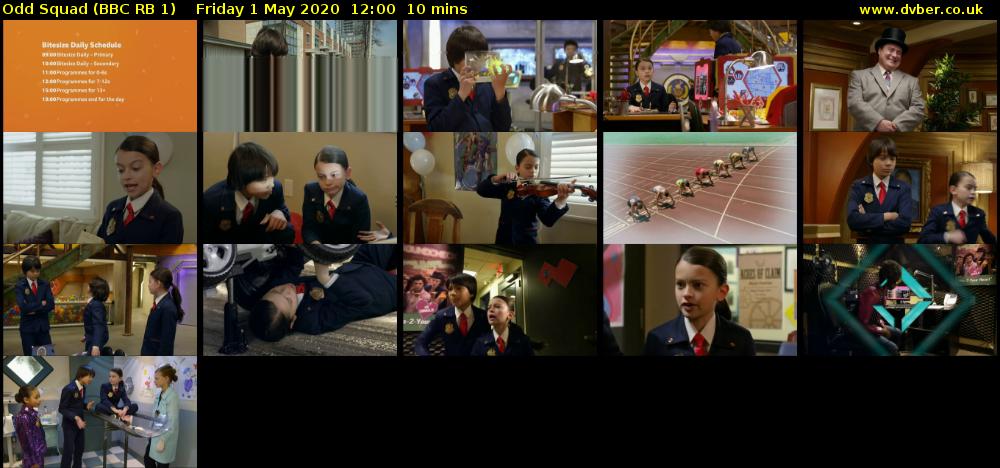 Odd Squad (BBC RB 1) Friday 1 May 2020 12:00 - 12:10